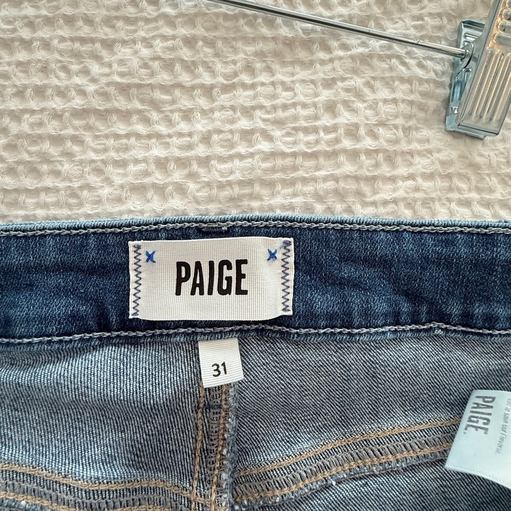 PAIGE Claudine Cropped Jeans Sz 31 - Picture 3 of 4
